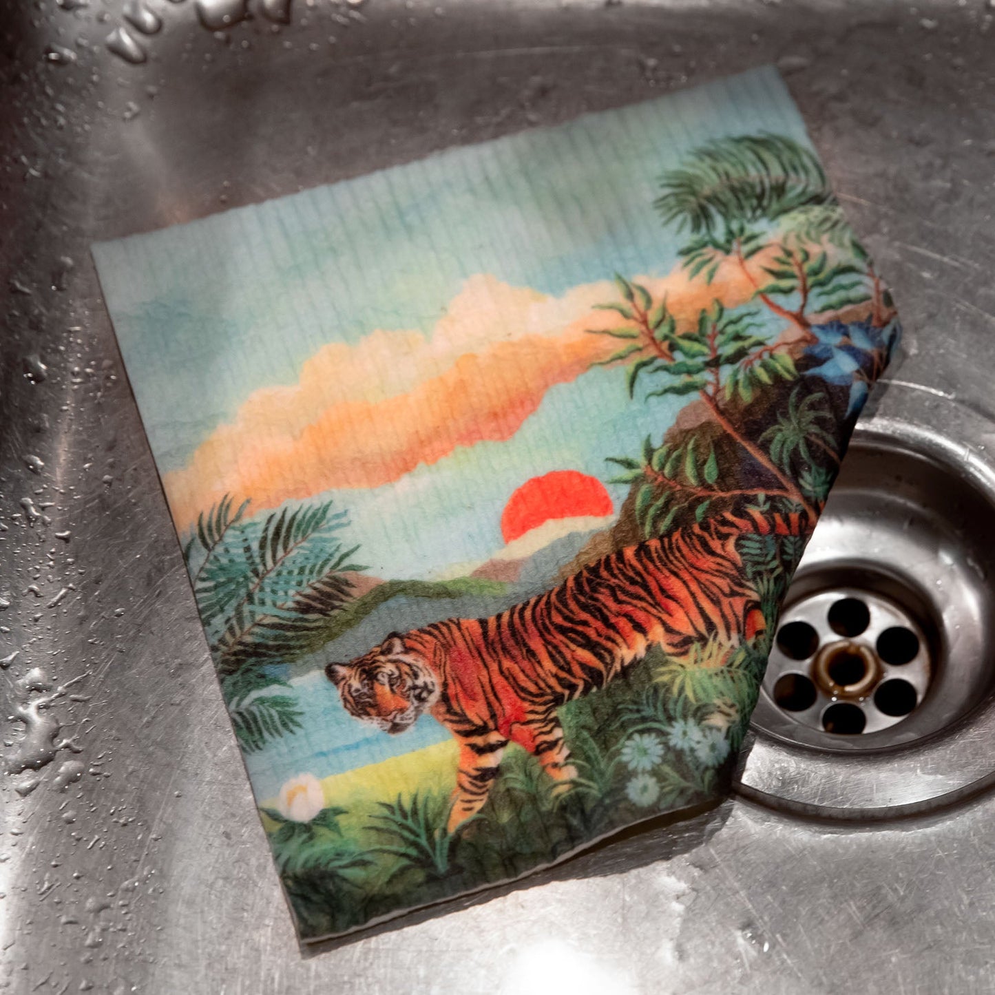 Dish cloth Rosseau's Tiger