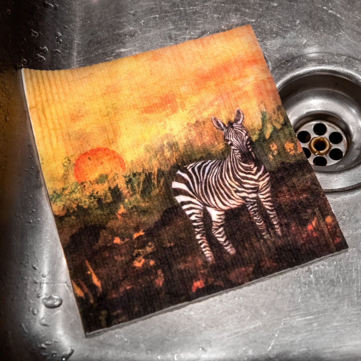 Dish cloth Zebra