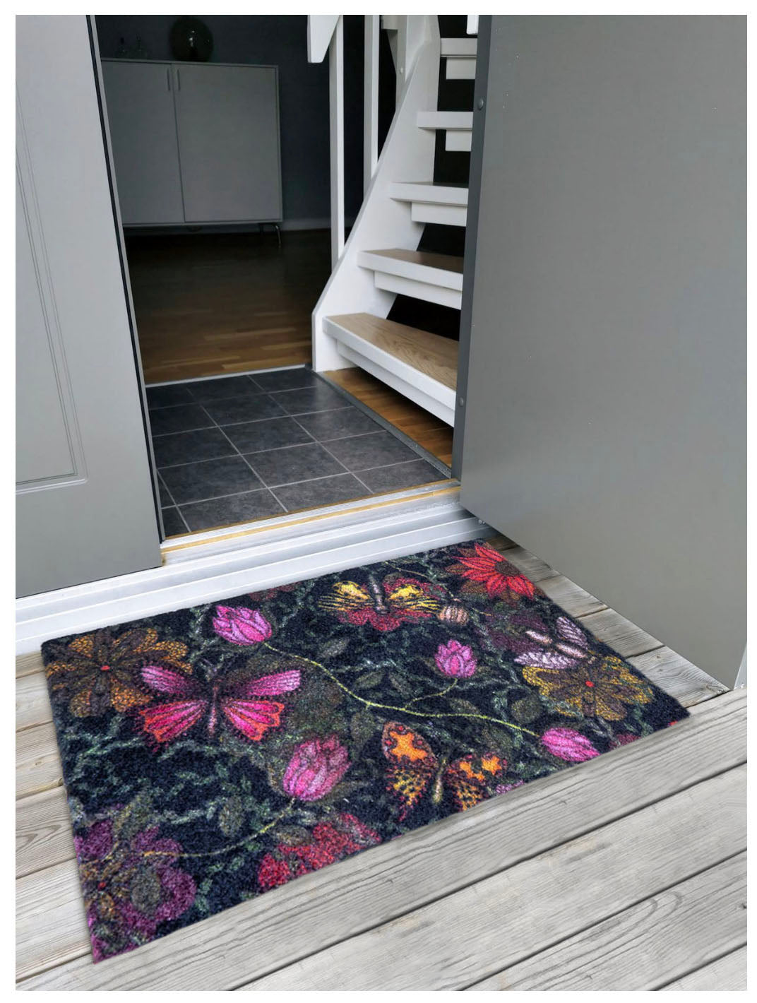 Door mat Ladybugs