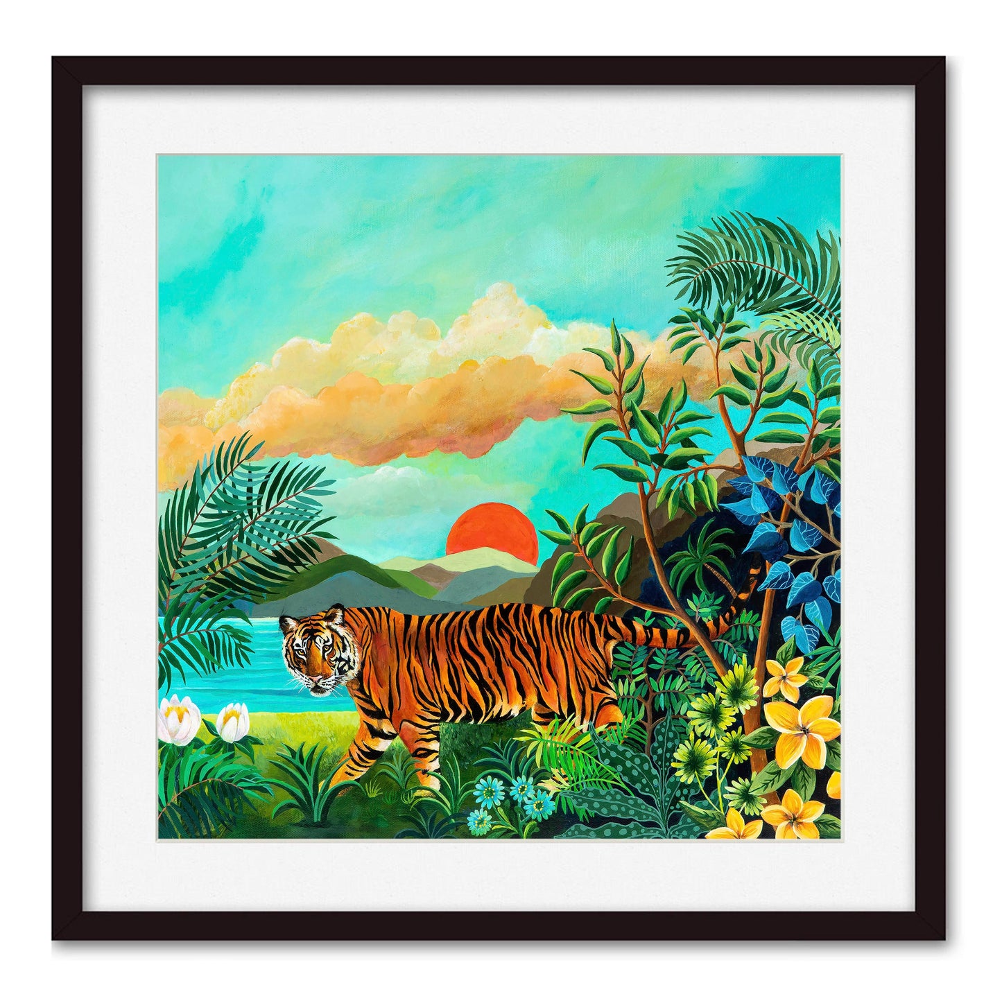 Konsttryck Rosseaus Tiger