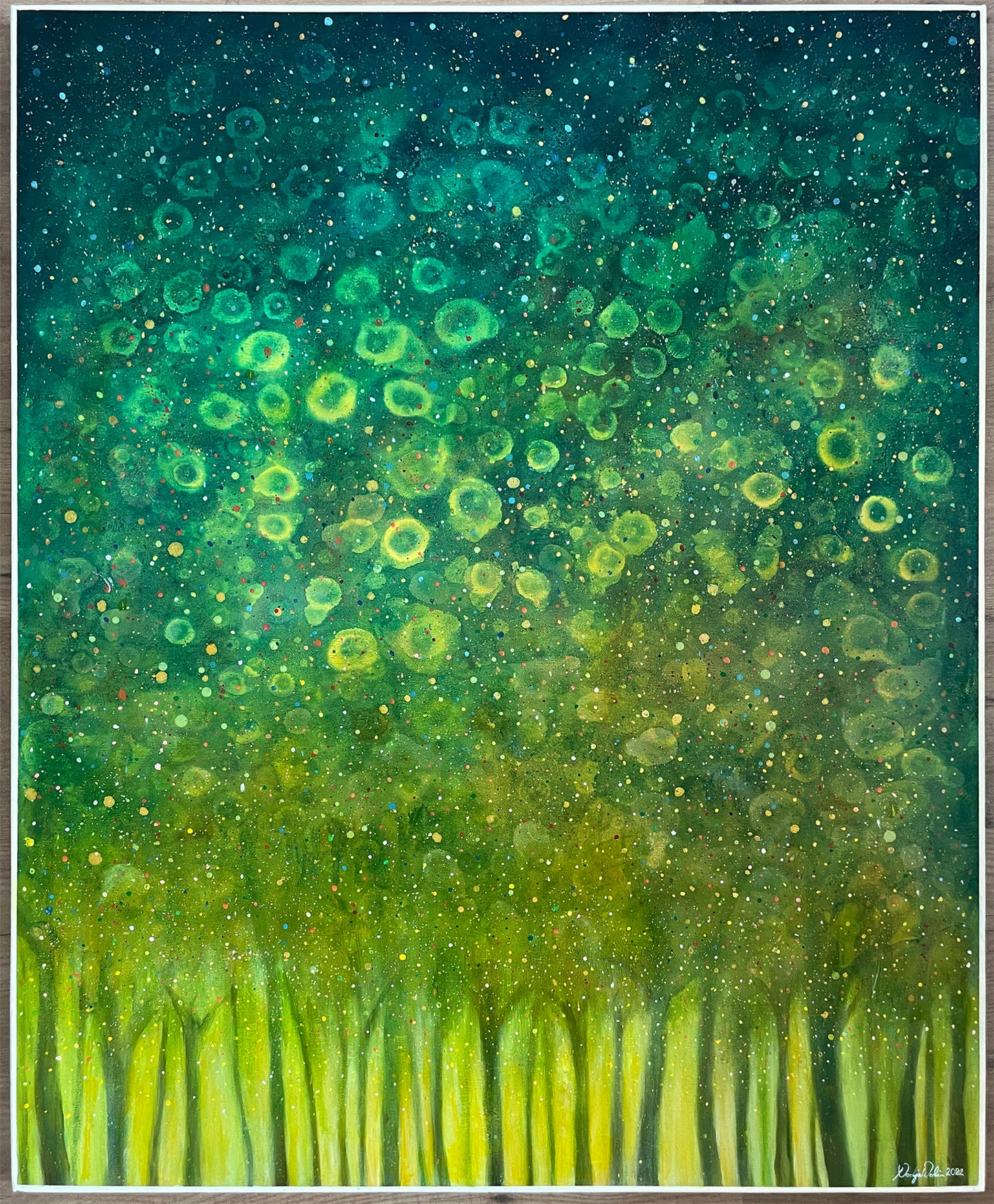 Den stora gröna skogen (I) 70x100 cm