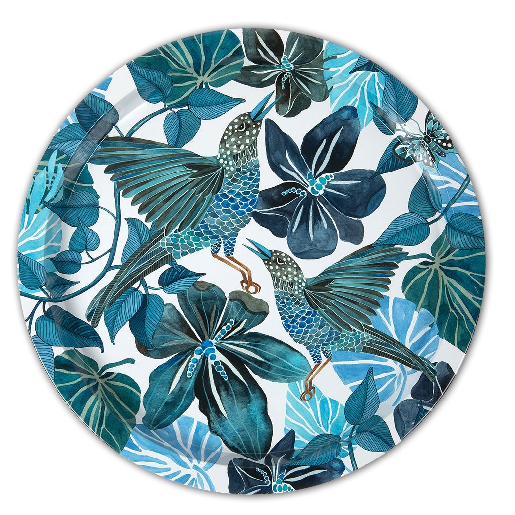 Plåtbricka Blues Nature