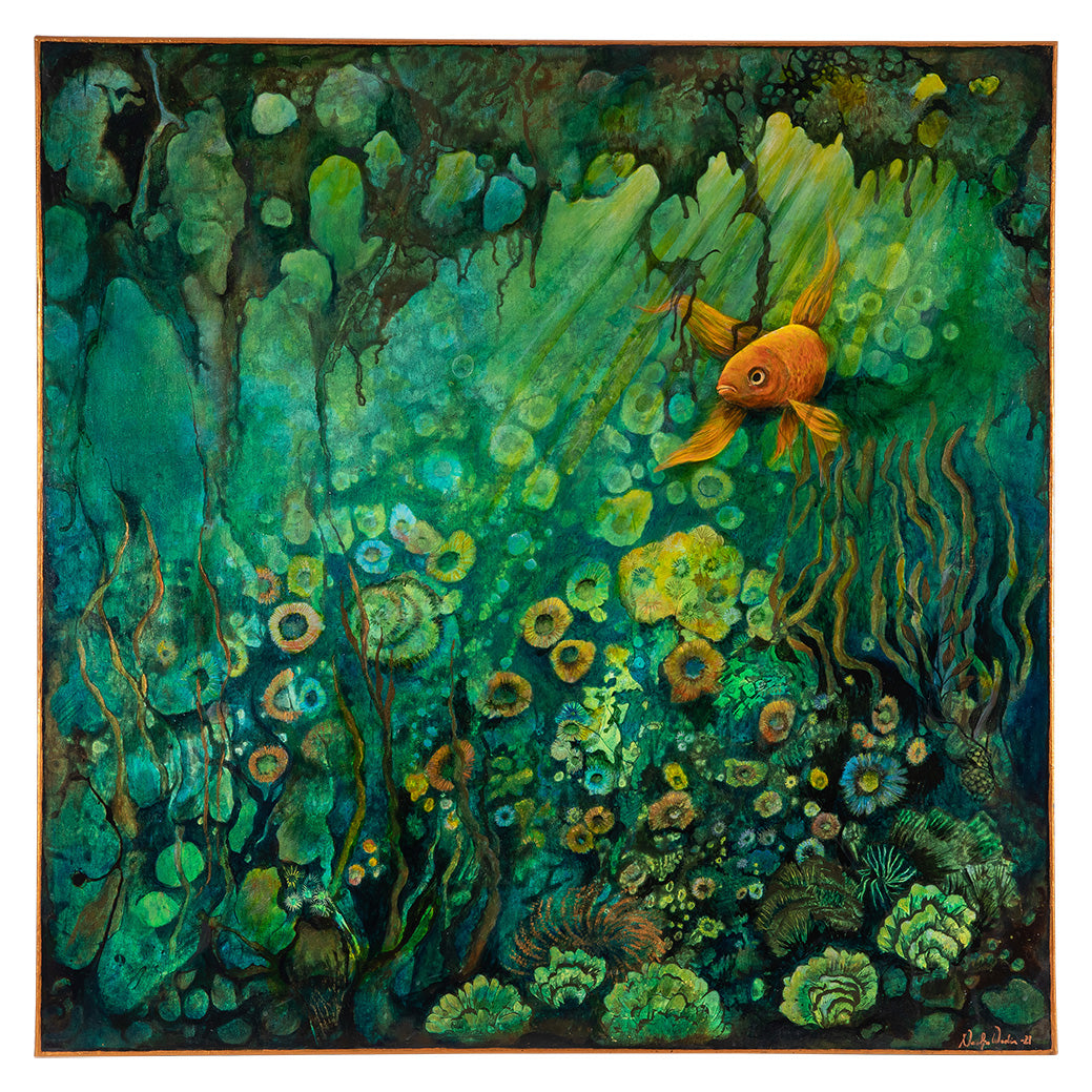 the Golden One 80x80 cm