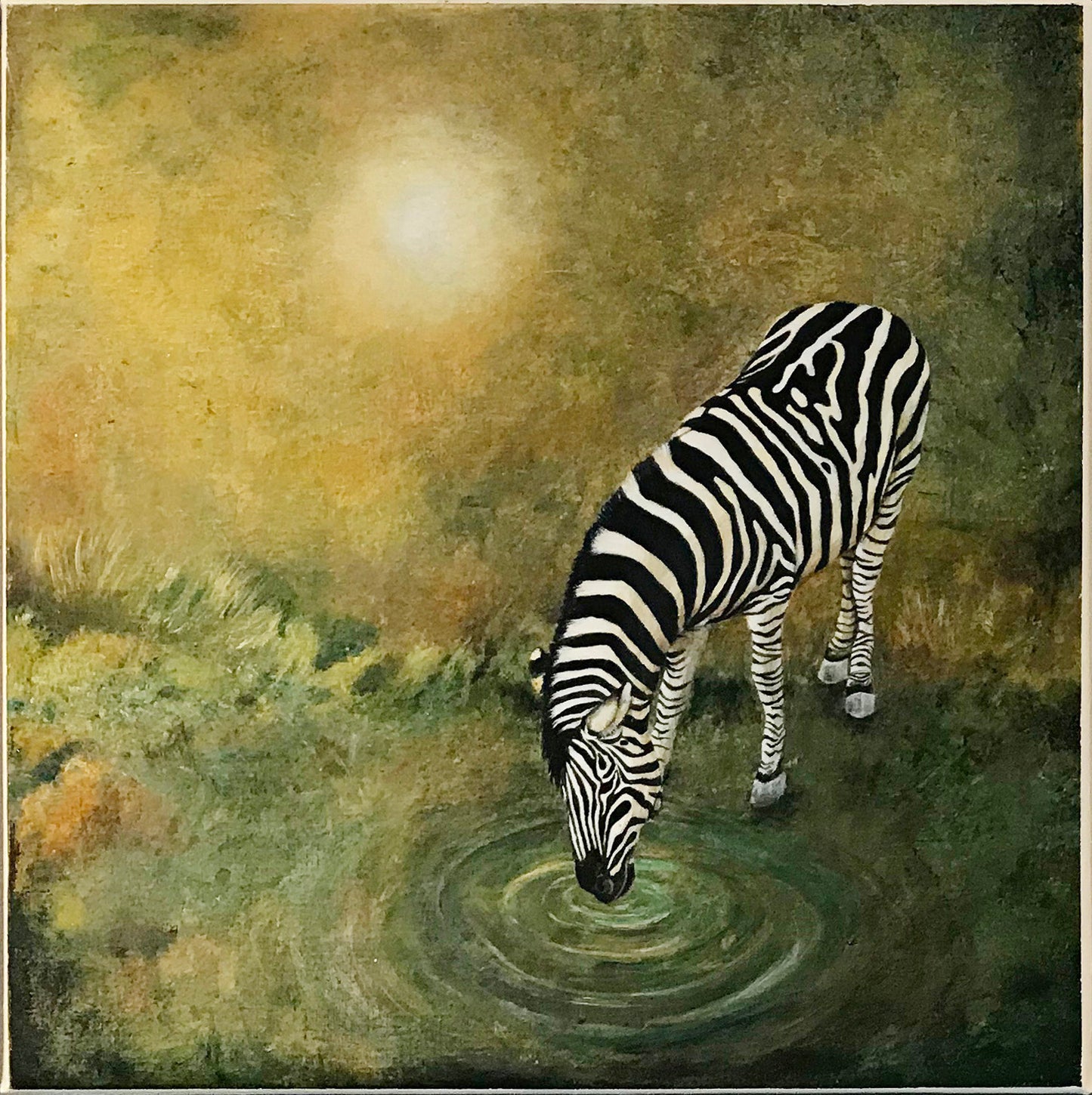 The water hole 50x50 cm