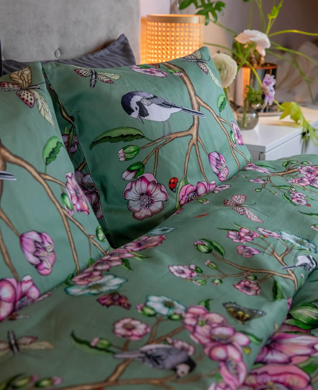 Bed set Wagtails Spring