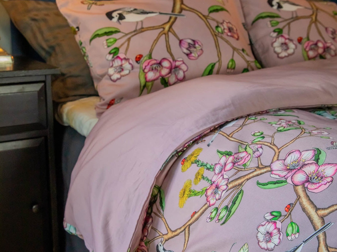 Bed set Wagtails Spring